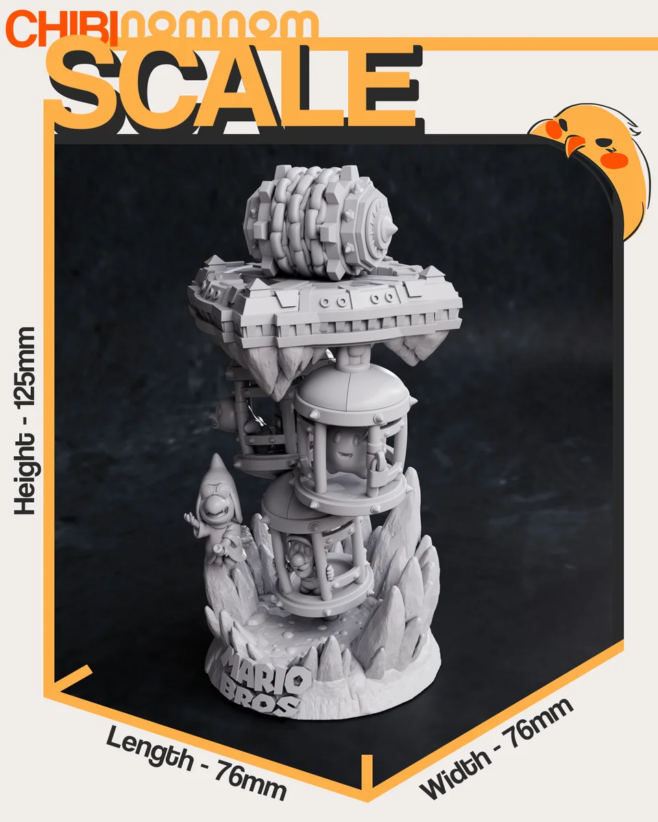 Chibi Lumali | Fan Art | 3D Printed Resin Model Garage Kit | *Un-Painted* | Nomnom 4