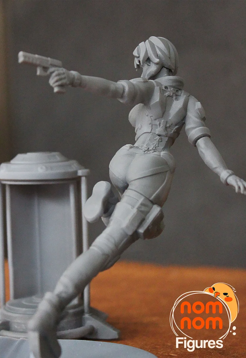 Motoko Kusanagi v01 | Fan Art | 3D Printed Resin Model Garage Kit | *Un-Painted* | Nomnom 6