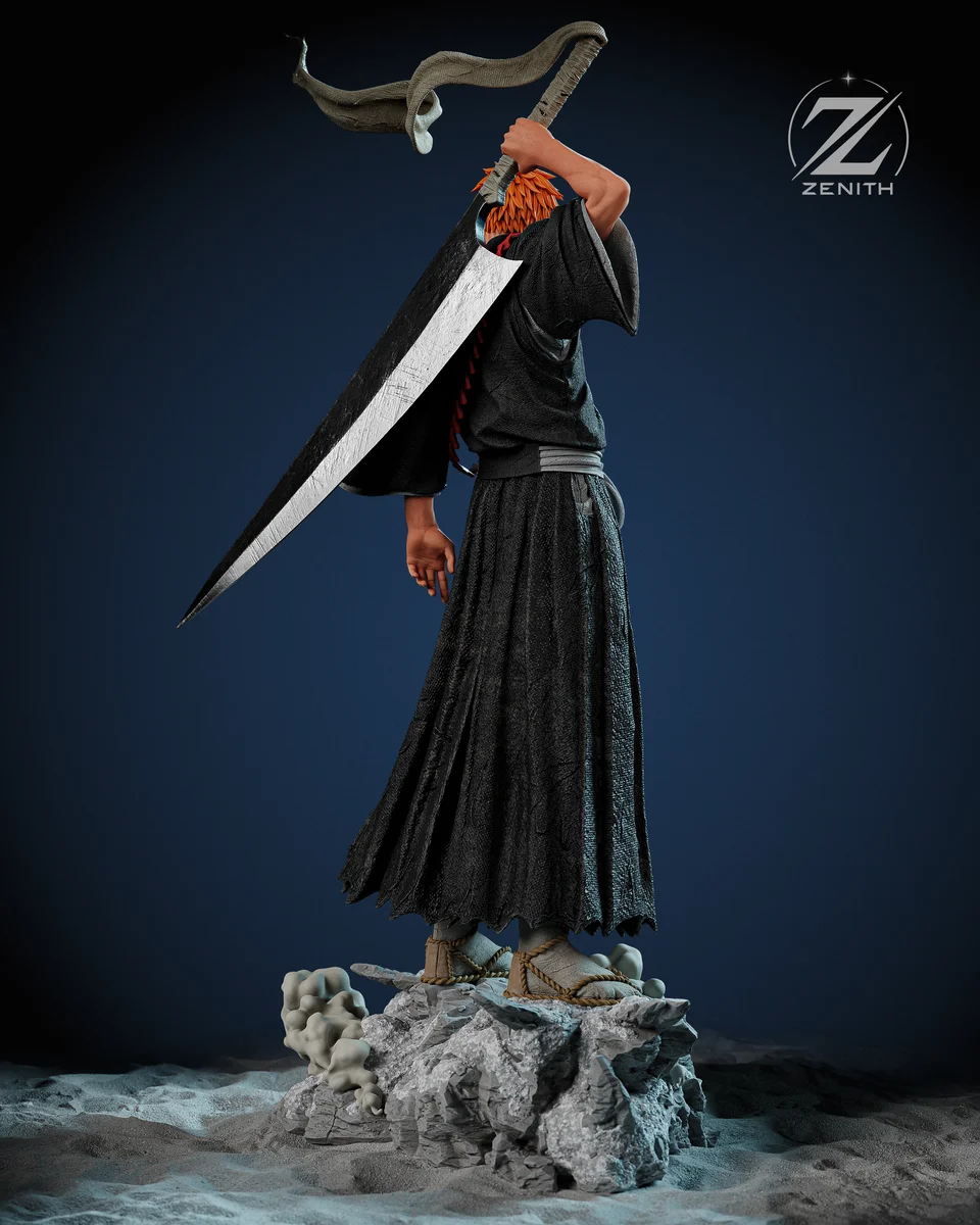 Ichigo | Fan Art | 3D Printed Resin Model Garage Kit | *Un-Painted* | Zenith Studios 5