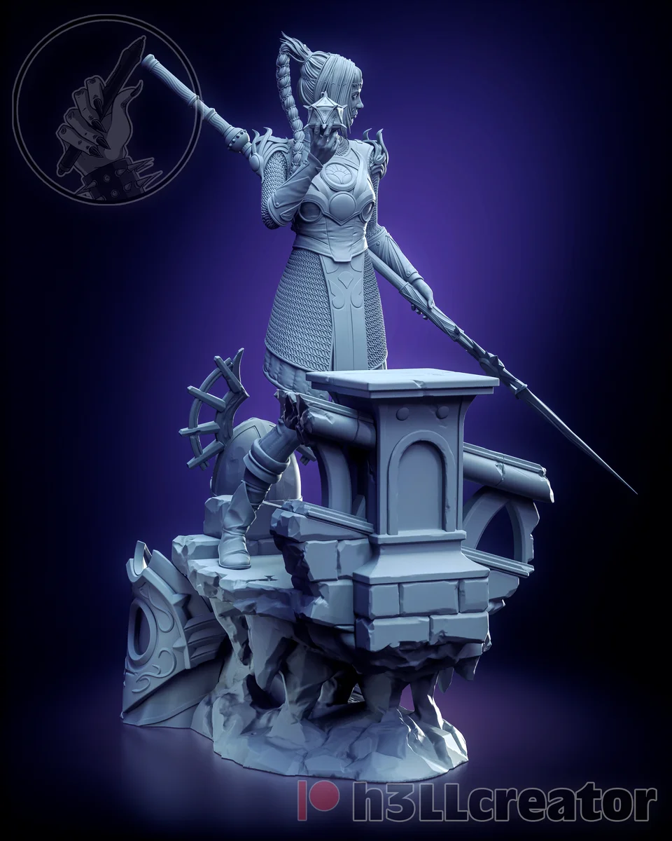 Shadowheart | Fan Art | 3D Printed Resin Model Garage Kit | *Un-Painted* | H3LL Creator 6