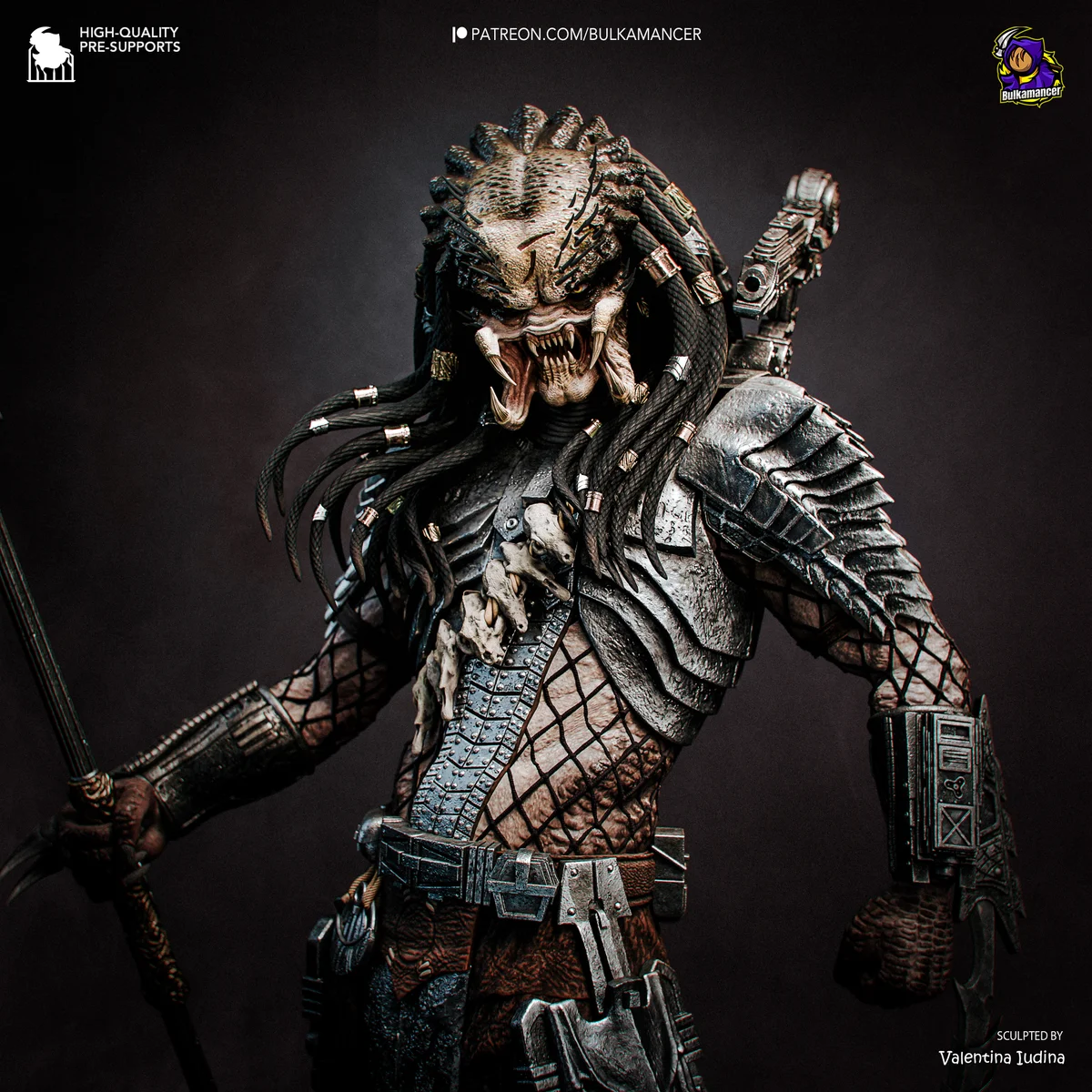 Predator | Fan Art | 3D Printed Resin Model Garage Kit | *Un-Painted* | Bulkamancer
