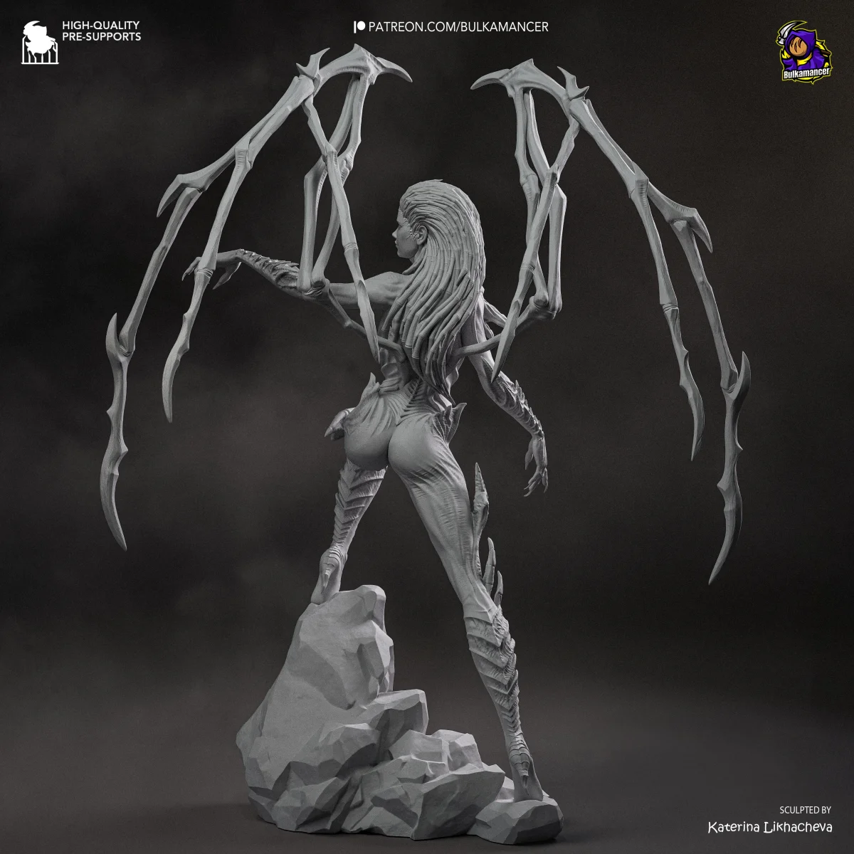 Kerrigan | Fan Art | 3D Printed Resin Model Garage Kit | *Un-Painted* | Bulkamancer 7