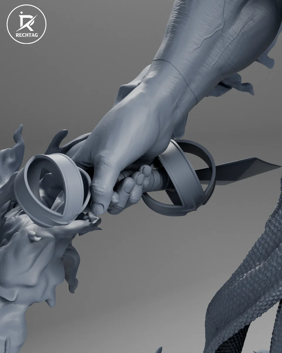 Ryomen Sukuna | Fan Art | 3D Printed Resin Model Garage Kit | *Un-Painted* | Rechtag 18