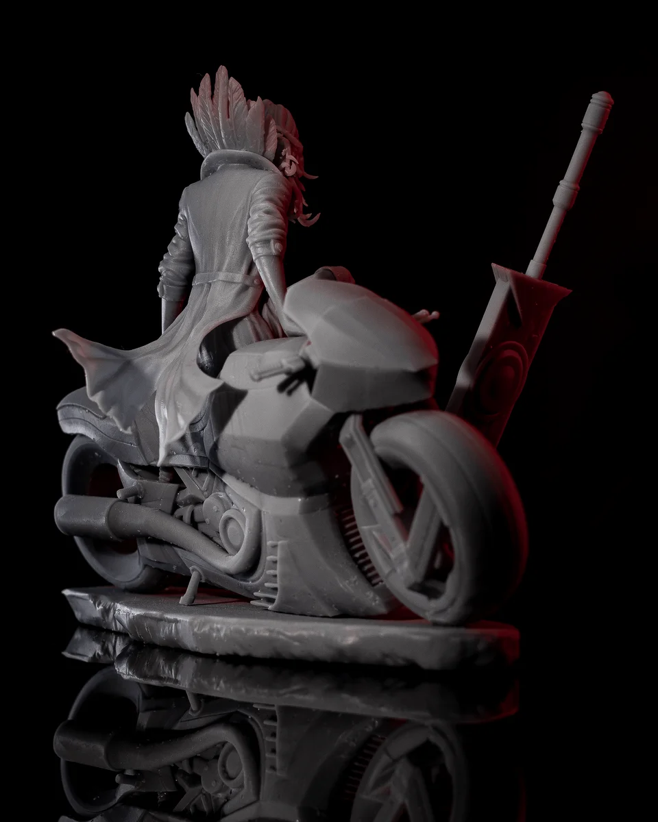 Red | Fan Art | 3D Printed Resin Model Garage Kit | *Un-Painted* | H3LL Creator 4