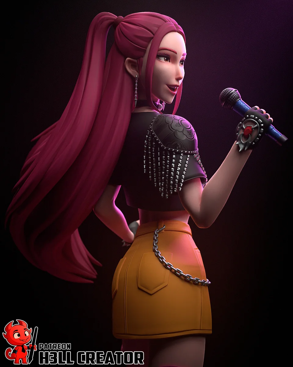 Mira | Fan Art | 3D Printed Resin Model Garage Kit | *Un-Painted* | H3LL Creator 5