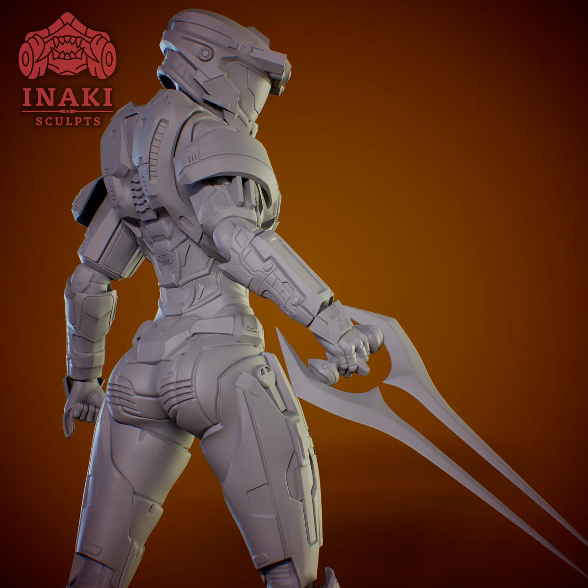 Beastkin Spartan | Fan Art | 3D Printed Resin Model Garage Kit | *Un-Painted* | Inaki Sculpts 5