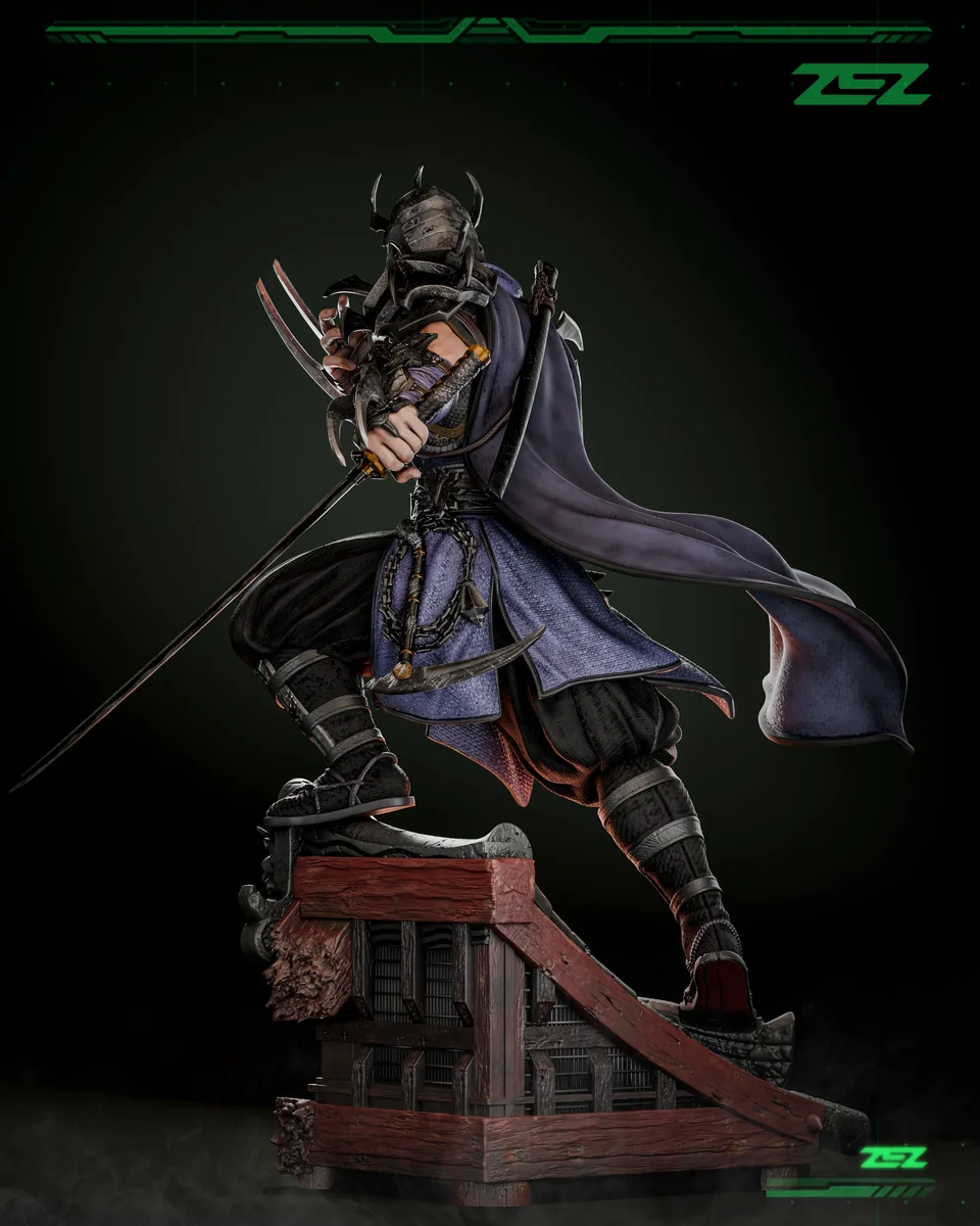 Shredder | Fan Art | 3D Printed Resin Model Garage Kit | *Un-Painted* | ZEZ Studio 3