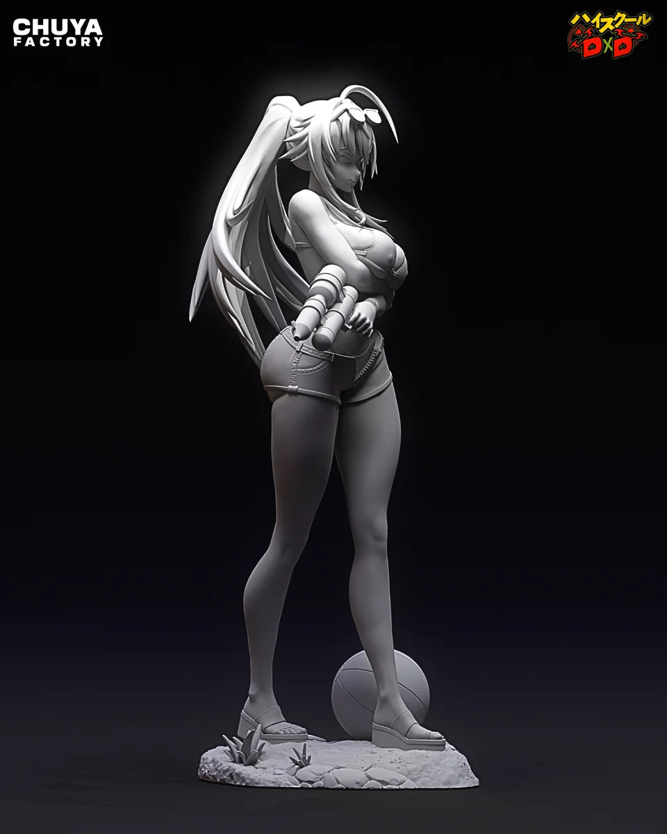 Rias Gremory | Fan Art | 3D Printed Resin Model Garage Kit | *Un-Painted* | Chuya Factory 14