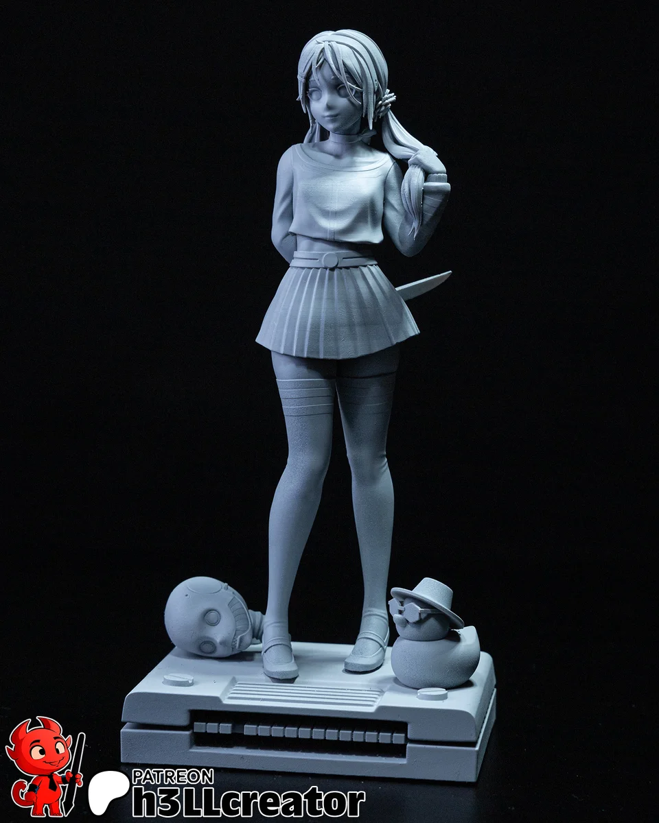 Mita | Fan Art | 3D Printed Resin Model Garage Kit | *Un-Painted* | H3LL Creator 3