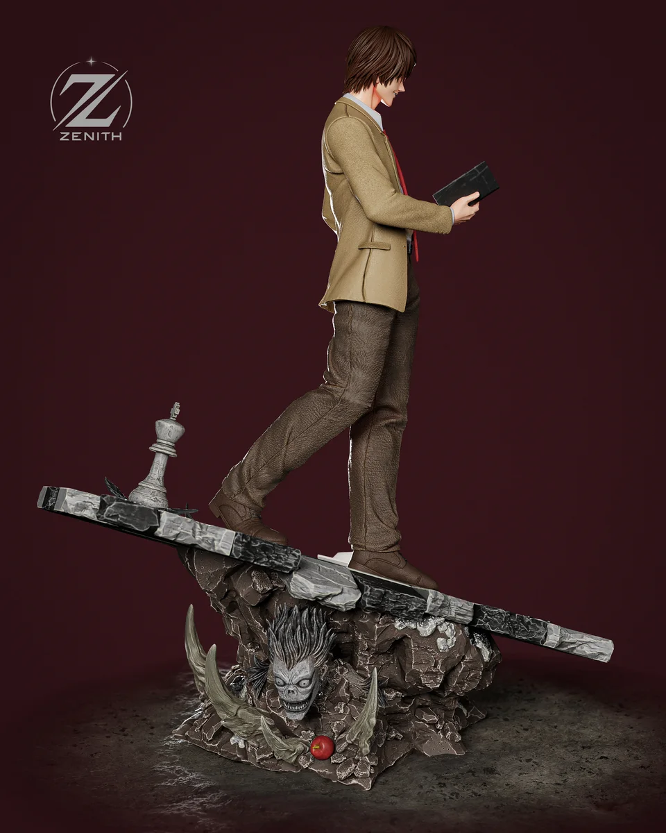 Light Yagami | Fan Art | 3D Printed Resin Model Garage Kit | *Un-Painted* | Zenith Studios 5