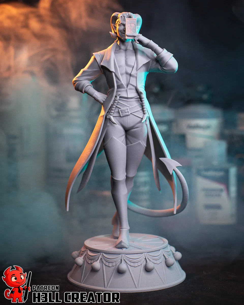 Mollymauk | Fan Art | 3D Printed Resin Model Garage Kit | *Un-Painted* | H3LL Creator 9