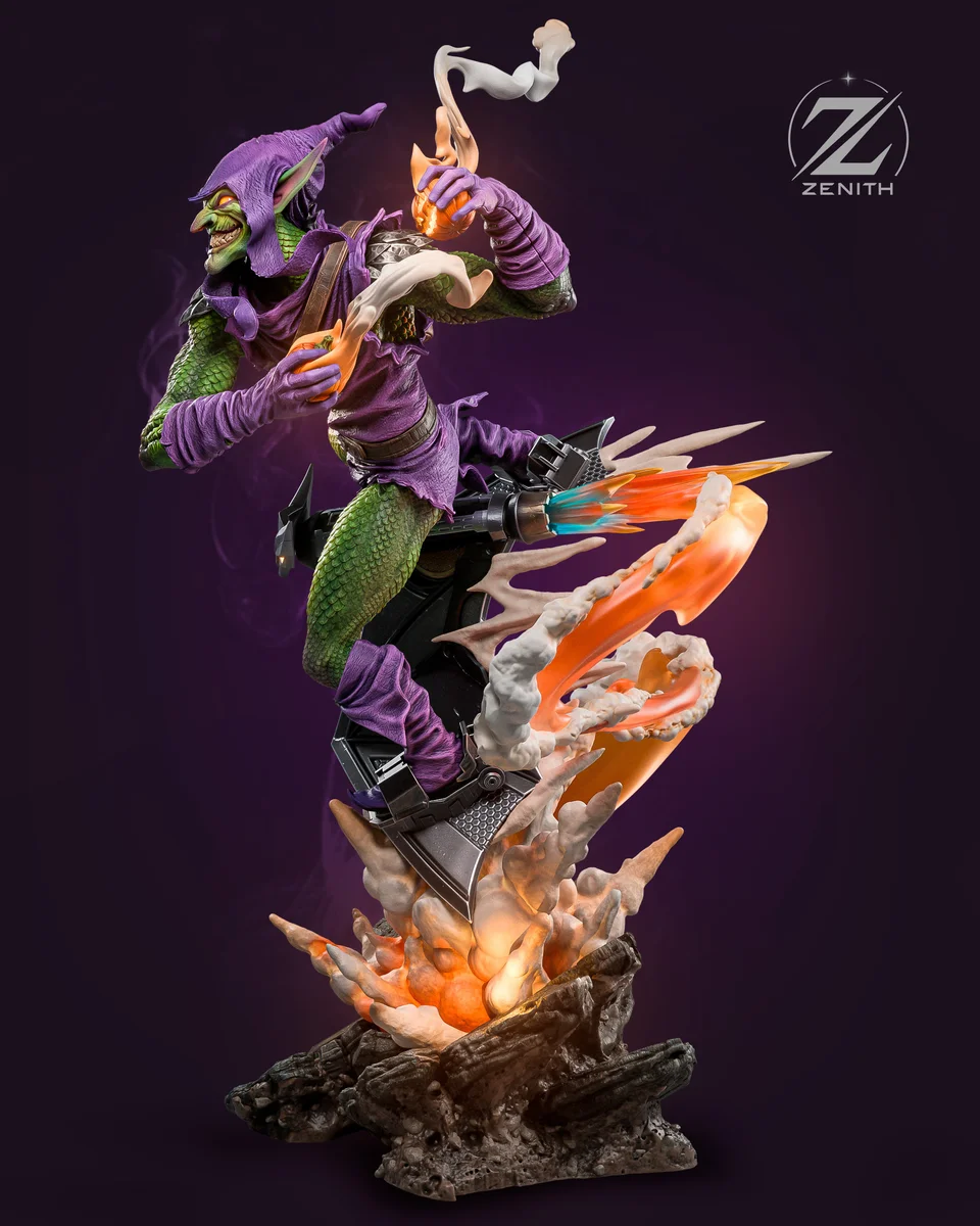 Green Goblin | Fan Art | 3D Printed Resin Model Garage Kit | *Un-Painted* | Zenith Studios 8