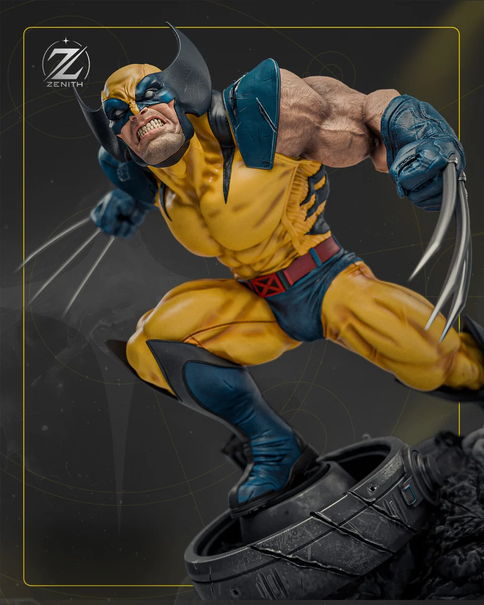Wolverine | Fan Art | 3D Printed Resin Model Garage Kit | *Un-Painted* | Zenith Studios