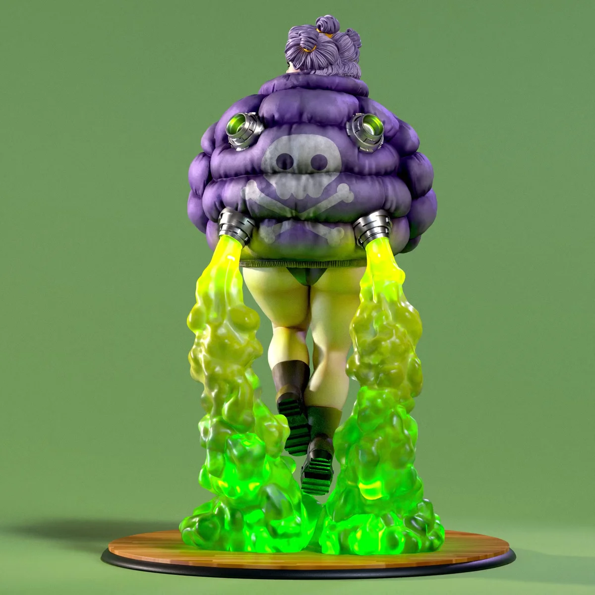 Kofitia - Waifumon | Fan Art | 3D Printed Resin Model Garage Kit | *Un-Painted* | SiryllArt 3