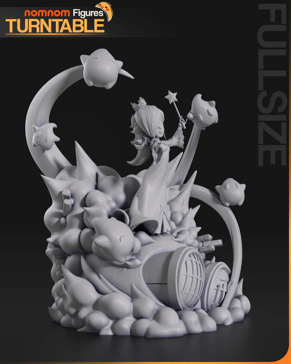 Rosalina | Fan Art | 3D Printed Resin Model Garage Kit | *Un-Painted* | Nomnom 11