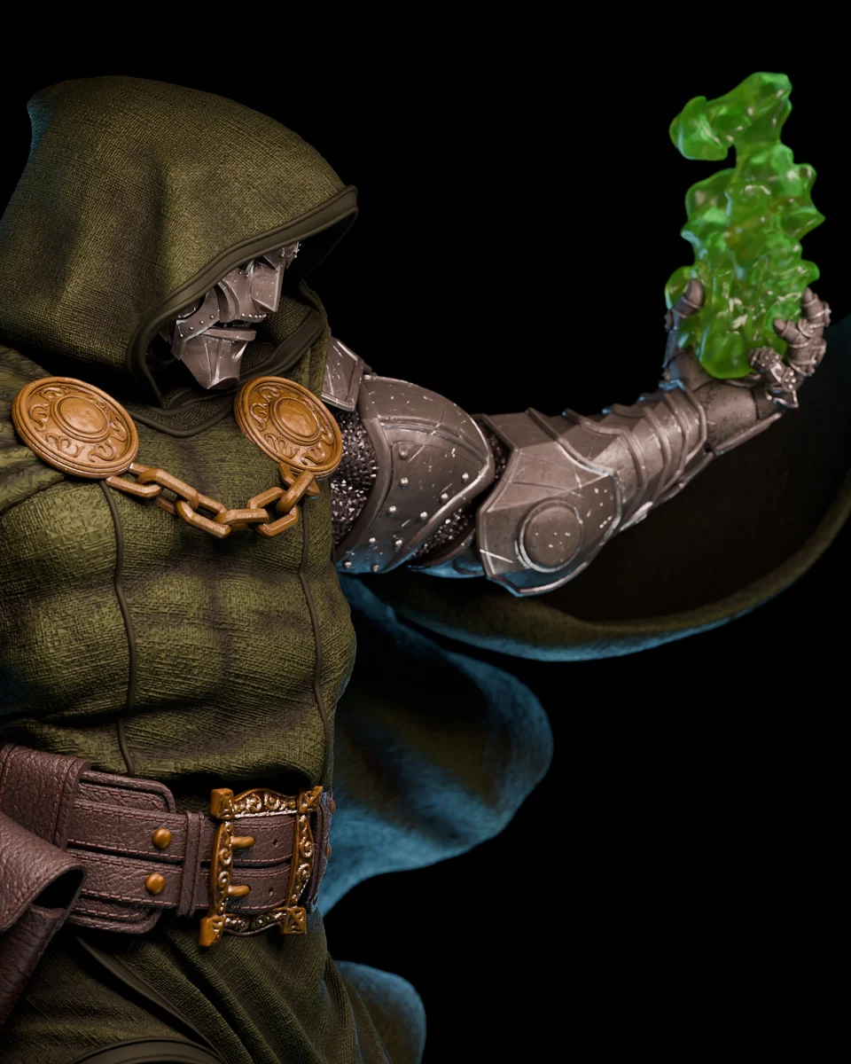 Doctor Doom | Fan Art | 3D Printed Resin Model Garage Kit | *Un-Painted* | ZEZ Studio 7