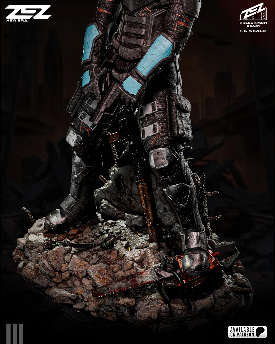 Vigilante | Fan Art | 3D Printed Resin Model Garage Kit | *Un-Painted* | ZEZ Studio 7