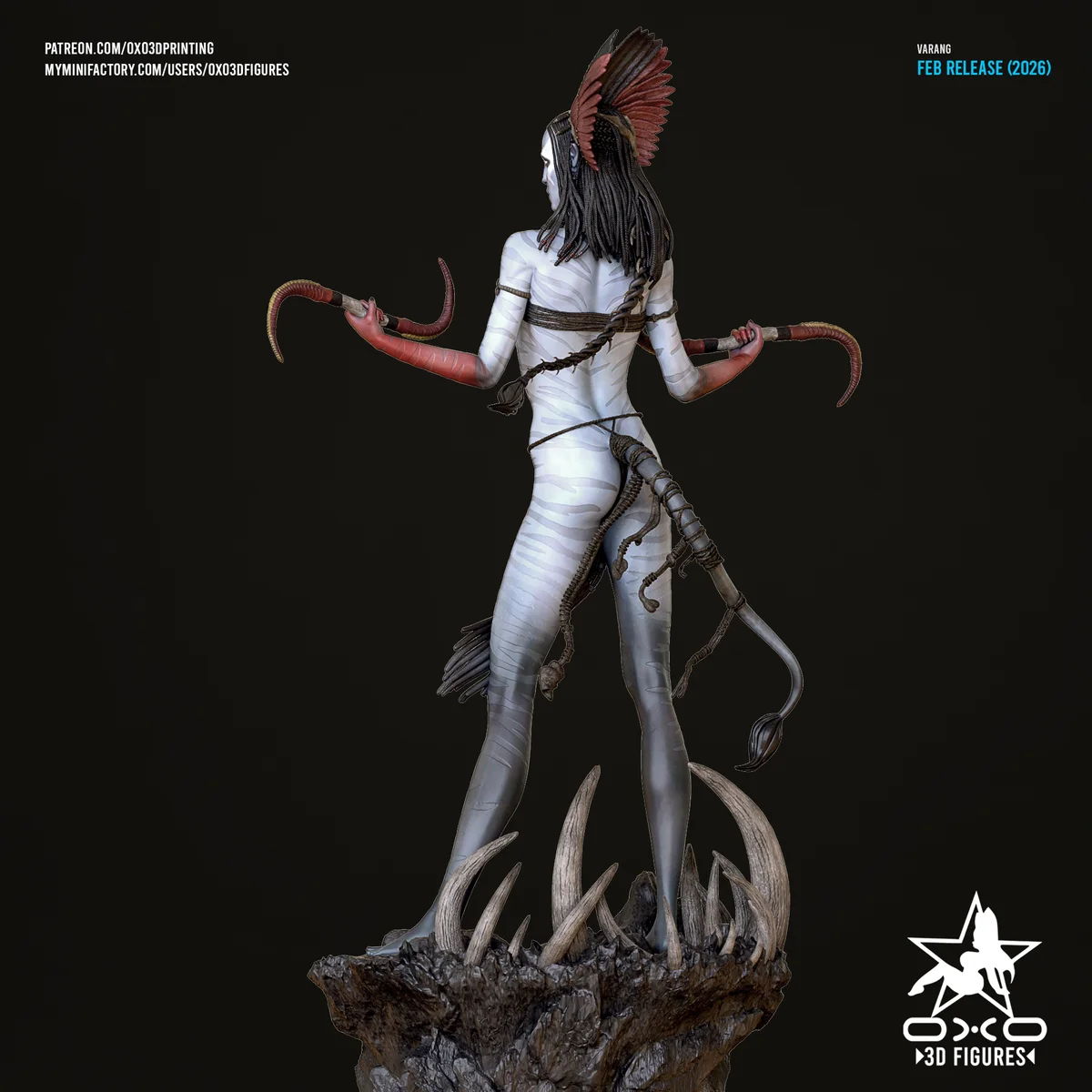 Varang | Fan Art | 3D Printed Resin Model Garage Kit | *Un-Painted* | OXO3D 4