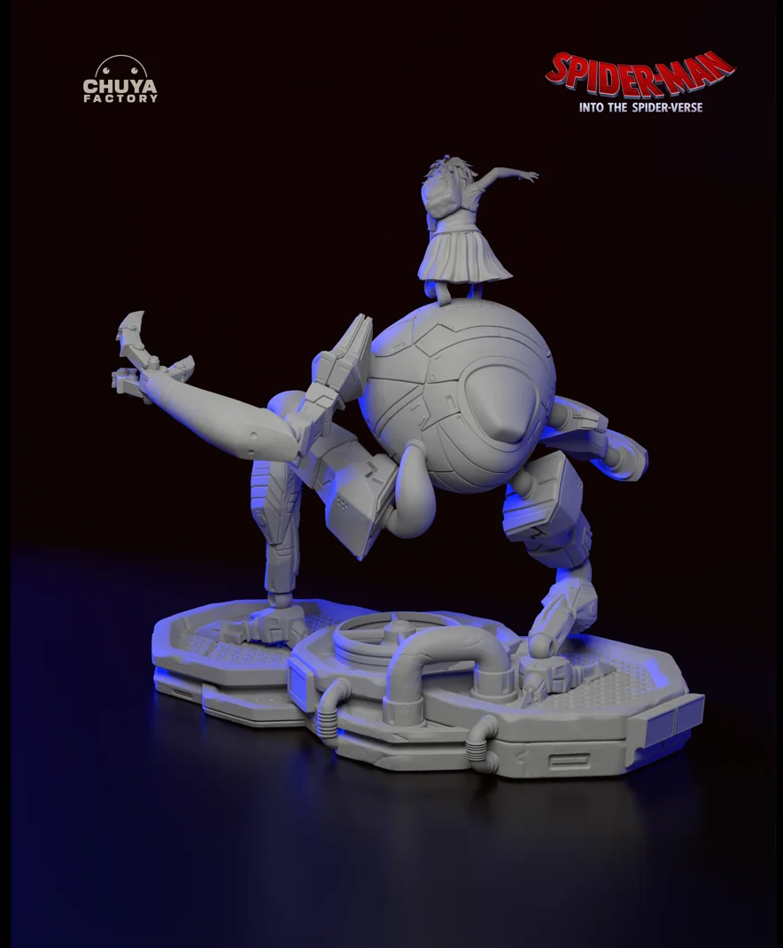 Peni Parker | Fan Art | 3D Printed Resin Model Garage Kit | *Un-Painted* | Chuya Factory 15