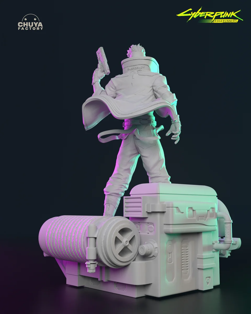 David Martinez | Fan Art | 3D Printed Resin Model Garage Kit | *Un-Painted* | Chuya Factory 18