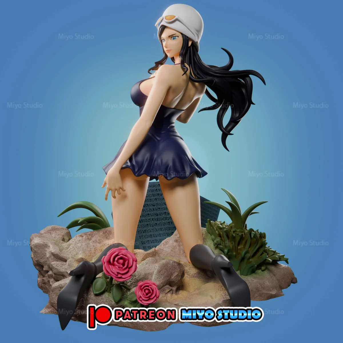 Nico Robin | Fan Art | 3D Printed Resin Model Garage Kit | *Un-Painted* | MiyoStudio 4