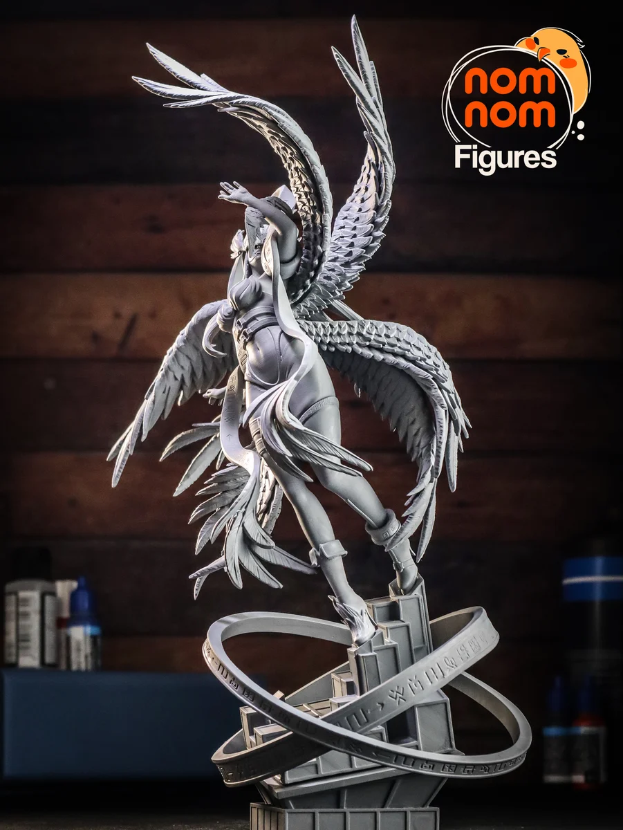Angewomon | Fan Art | 3D Printed Resin Model Garage Kit | *Un-Painted* | Nomnom 11