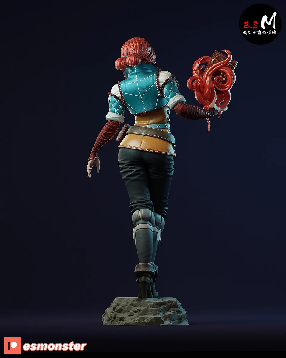 Triss Merigold | Fan Art | 3D Printed Resin Model Garage Kit | *Un-Painted* | ES Monster 3