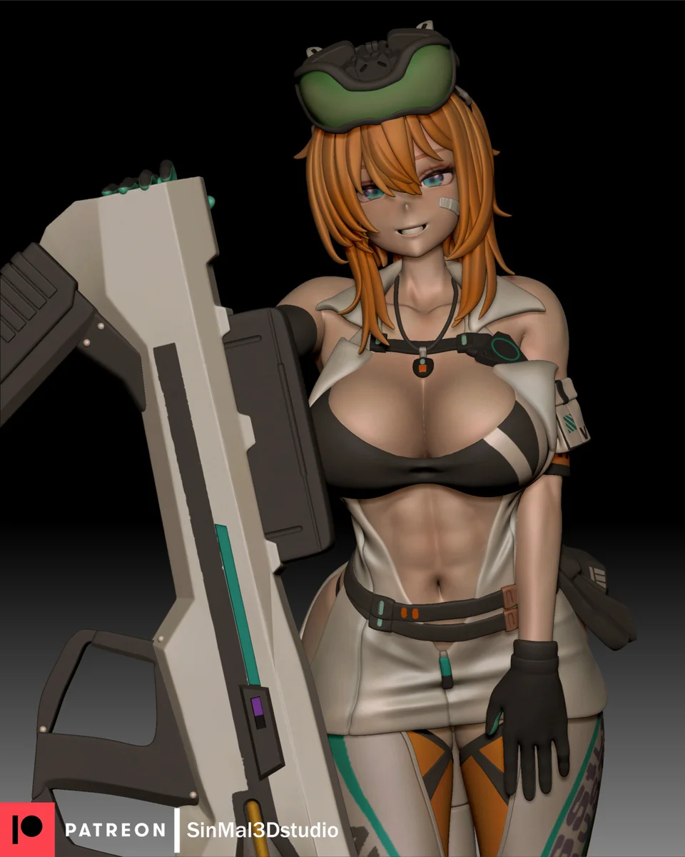 Maxwell | Fan Art | 3D Printed Resin Model Garage Kit | *Un-Painted* | Sin3Dstudio 3