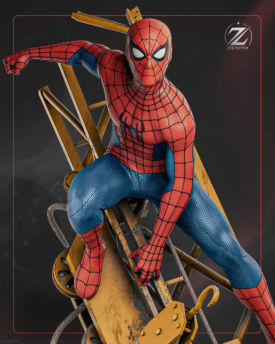 Spider-Man | Fan Art | 3D Printed Resin Model Garage Kit | *Un-Painted* | Zenith Studios