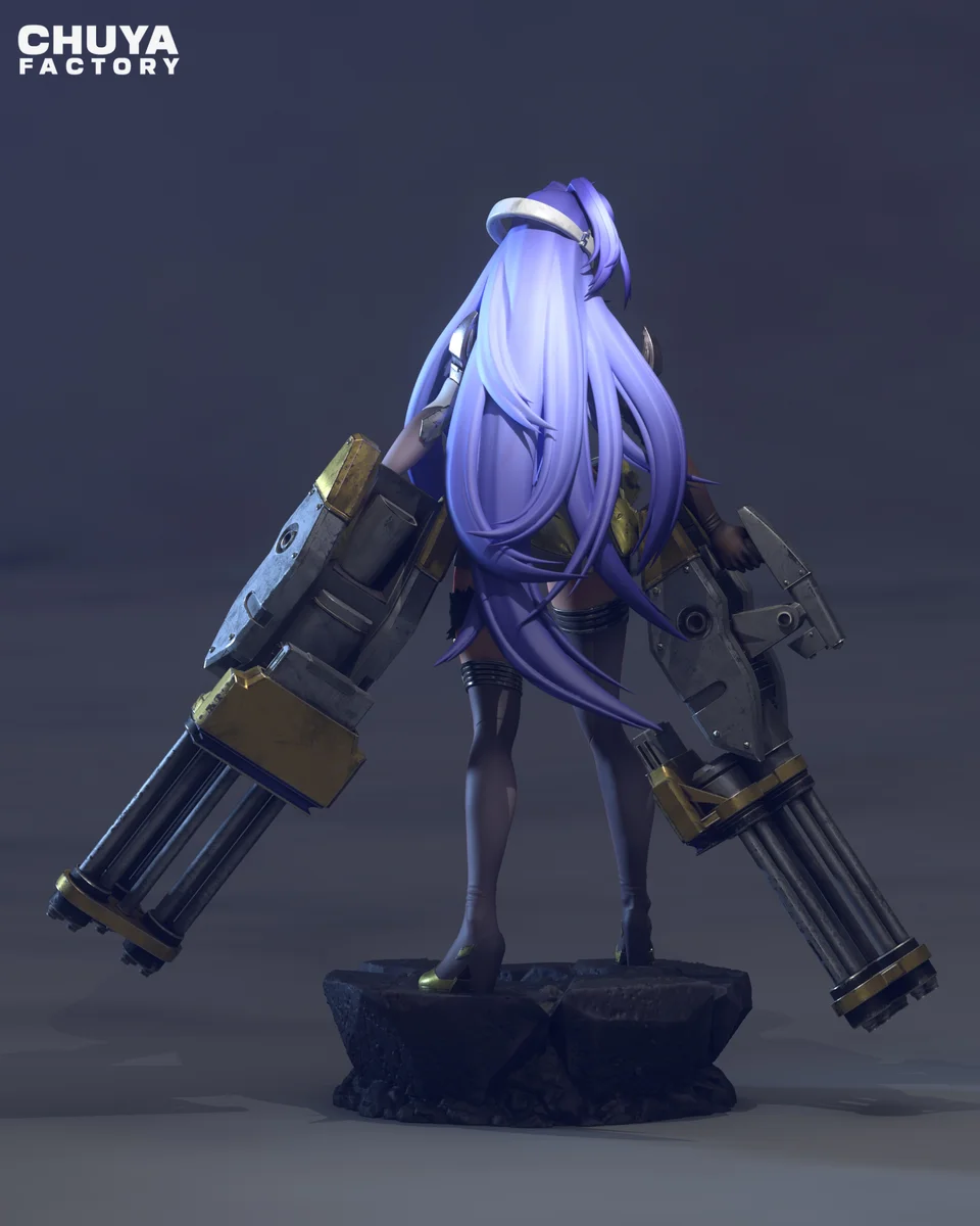 KOS-MOS | Fan Art | 3D Printed Resin Model Garage Kit | *Un-Painted* | Chuya Factory 6