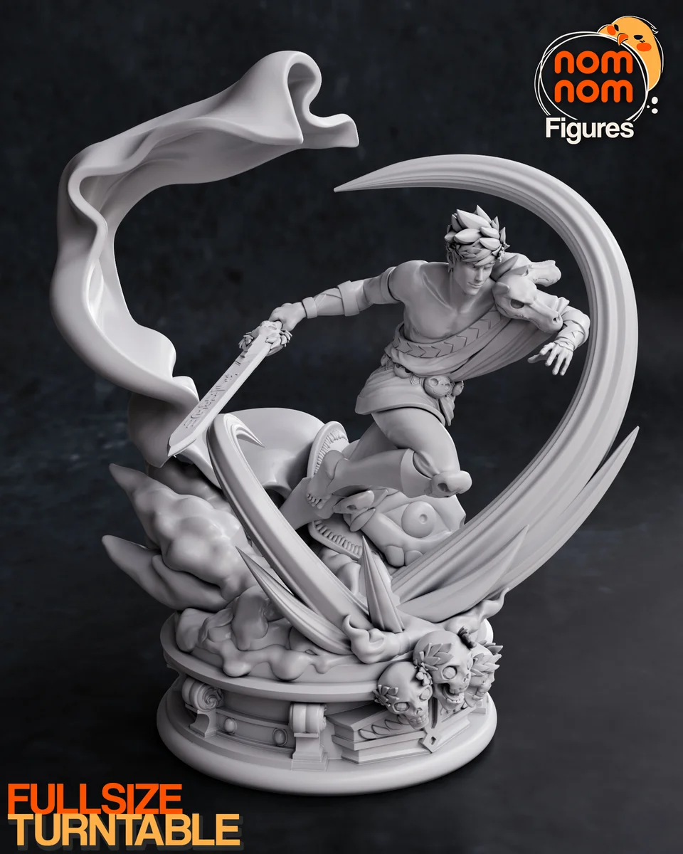 Zagreus | Fan Art | 3D Printed Resin Model Garage Kit | *Un-Painted* | Nomnom 7