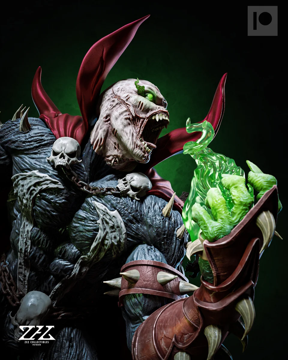 Spawn | Fan Art | 3D Printed Resin Model Garage Kit | *Un-Painted* | ZEZ Studio