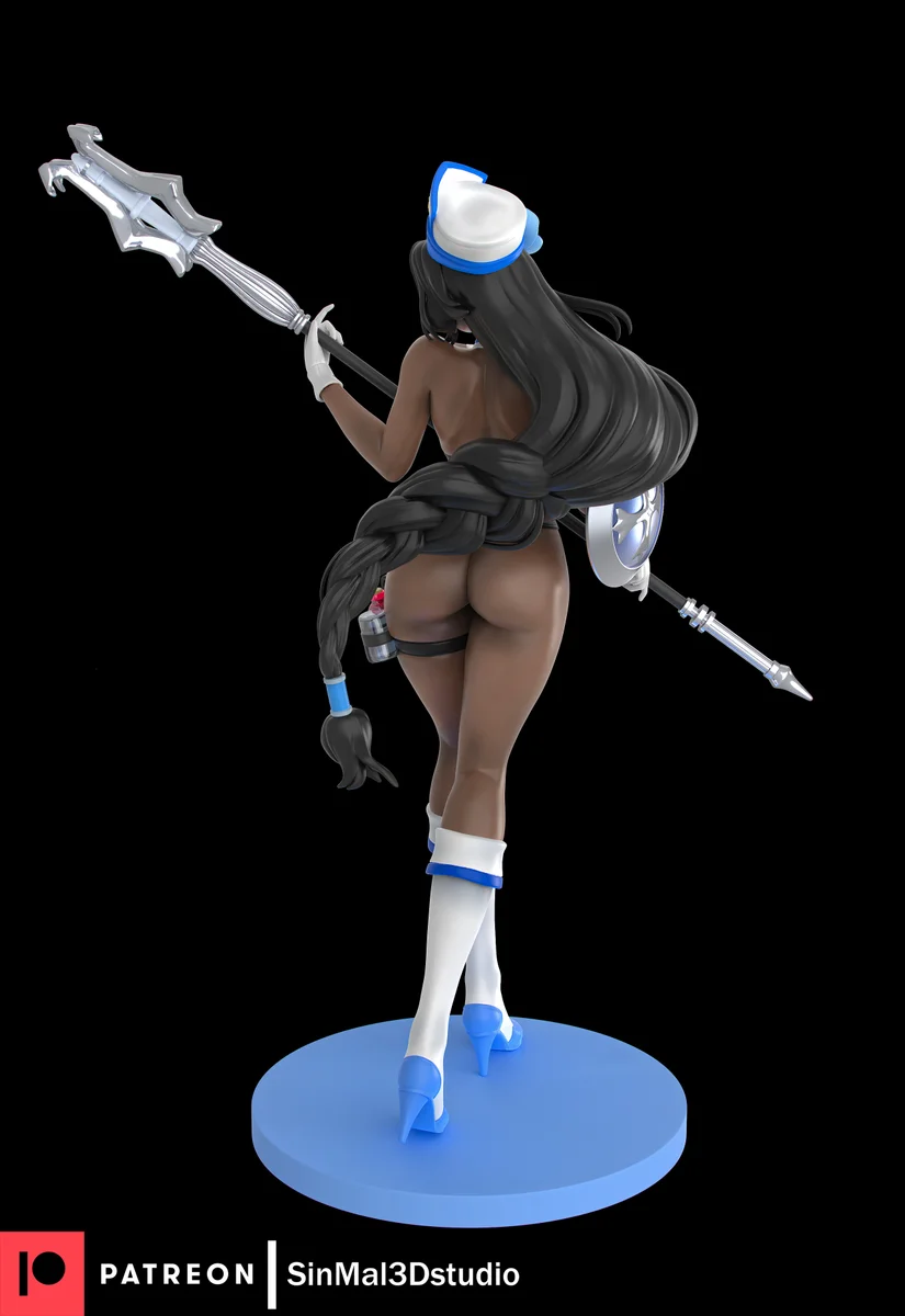 Maiden: Ice Rose | Fan Art | 3D Printed Resin Model Garage Kit | *Un-Painted* | Sin3Dstudio 7