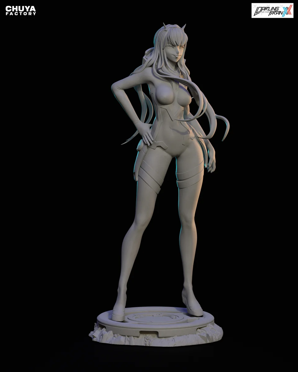 Zero Two | Fan Art | 3D Printed Resin Model Garage Kit | *Un-Painted* | Chuya Factory 8