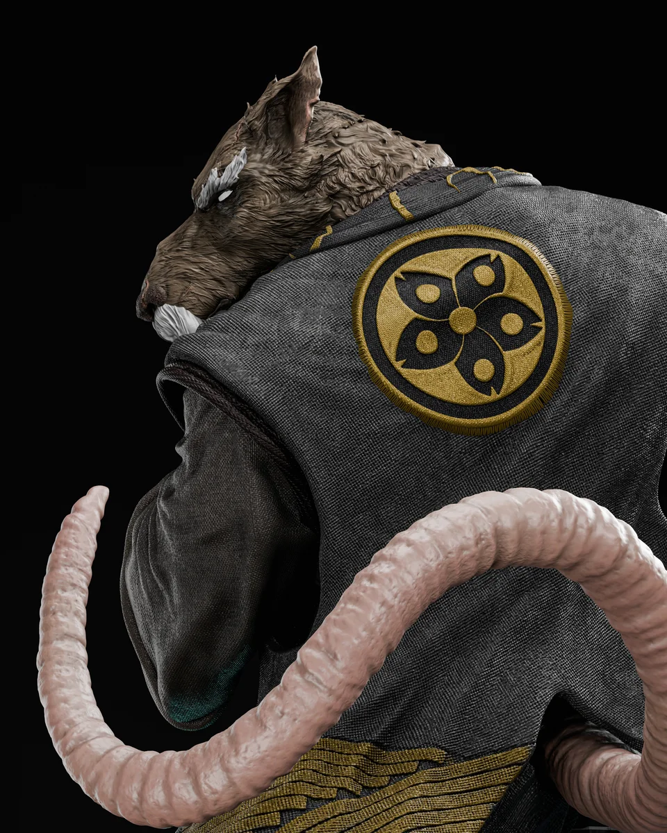 Master Splinter | Fan Art | 3D Printed Resin Model Garage Kit | *Un-Painted* | ZEZ Studio 8
