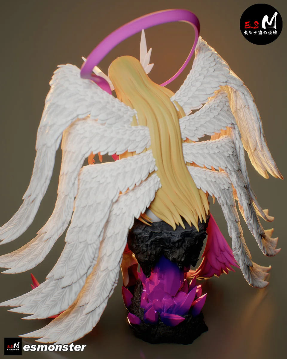 Angewomon | Fan Art | 3D Printed Resin Model Garage Kit | *Un-Painted* | ES Monster 6
