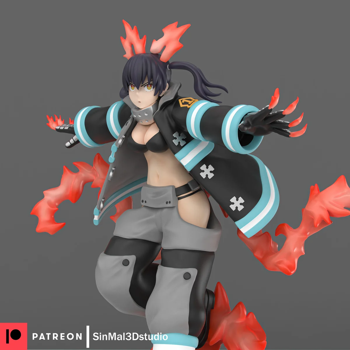 Tamaki Kotatsu | Fan Art | 3D Printed Resin Model Garage Kit | *Un-Painted* | Sin3Dstudio 3
