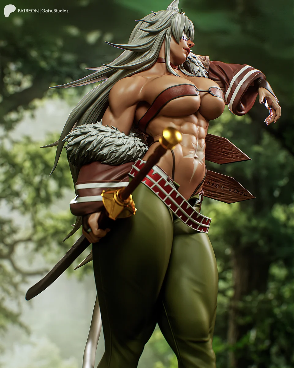 Ghislaine Dedoldia | Fan Art | 3D Printed Resin Model Garage Kit | *Un-Painted* | Gatsu Studios 5