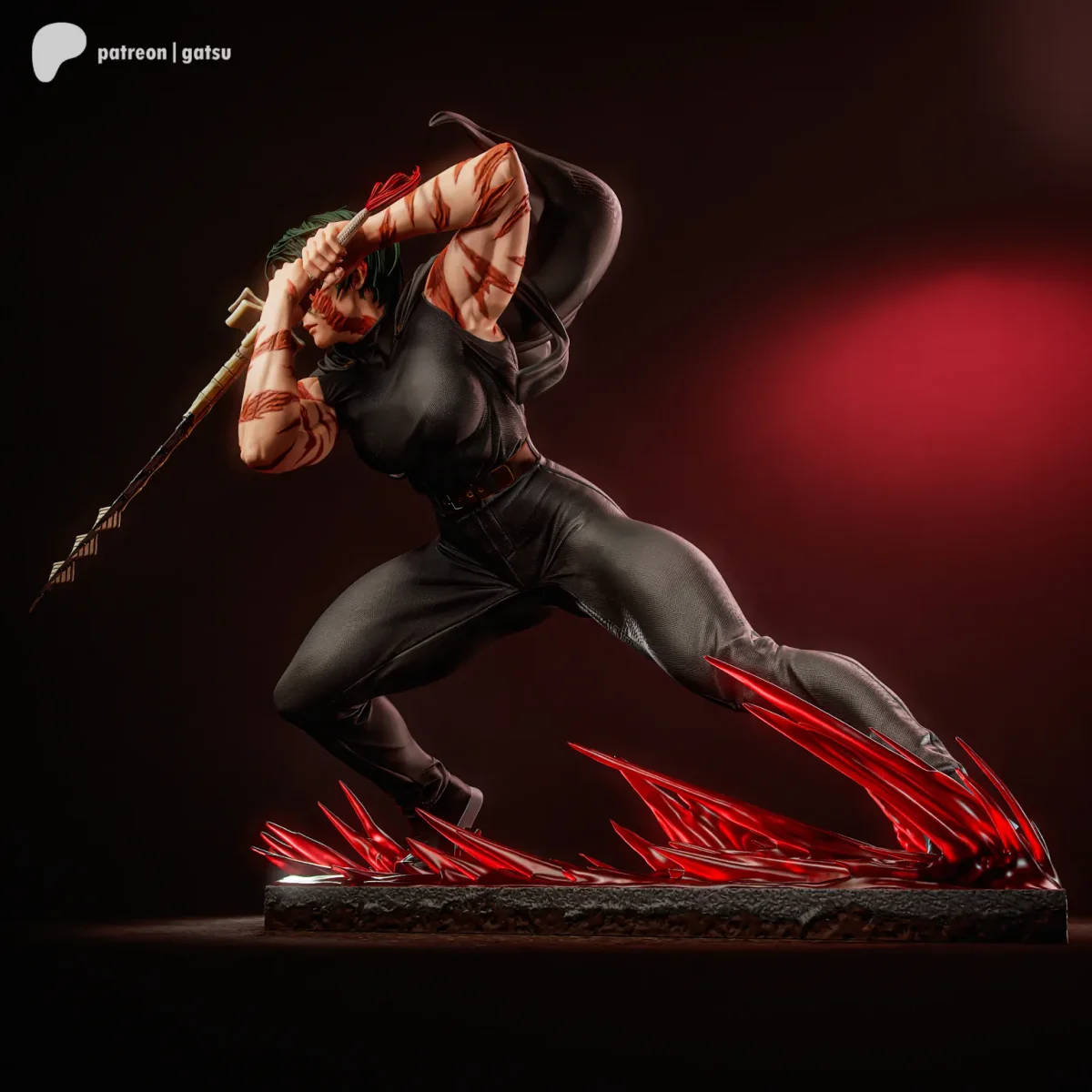 Maki Pre-Awakened | Fan Art | 3D Printed Resin Model Garage Kit | *Un-Painted* | Gatsu Studios 6