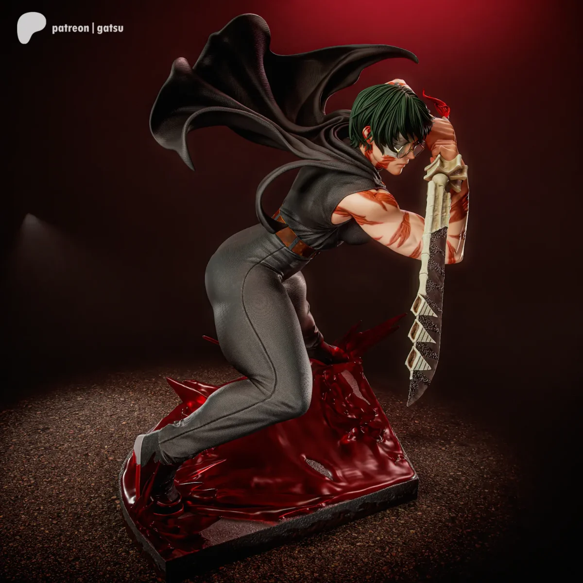Maki Pre-Awakened | Fan Art | 3D Printed Resin Model Garage Kit | *Un-Painted* | Gatsu Studios 3