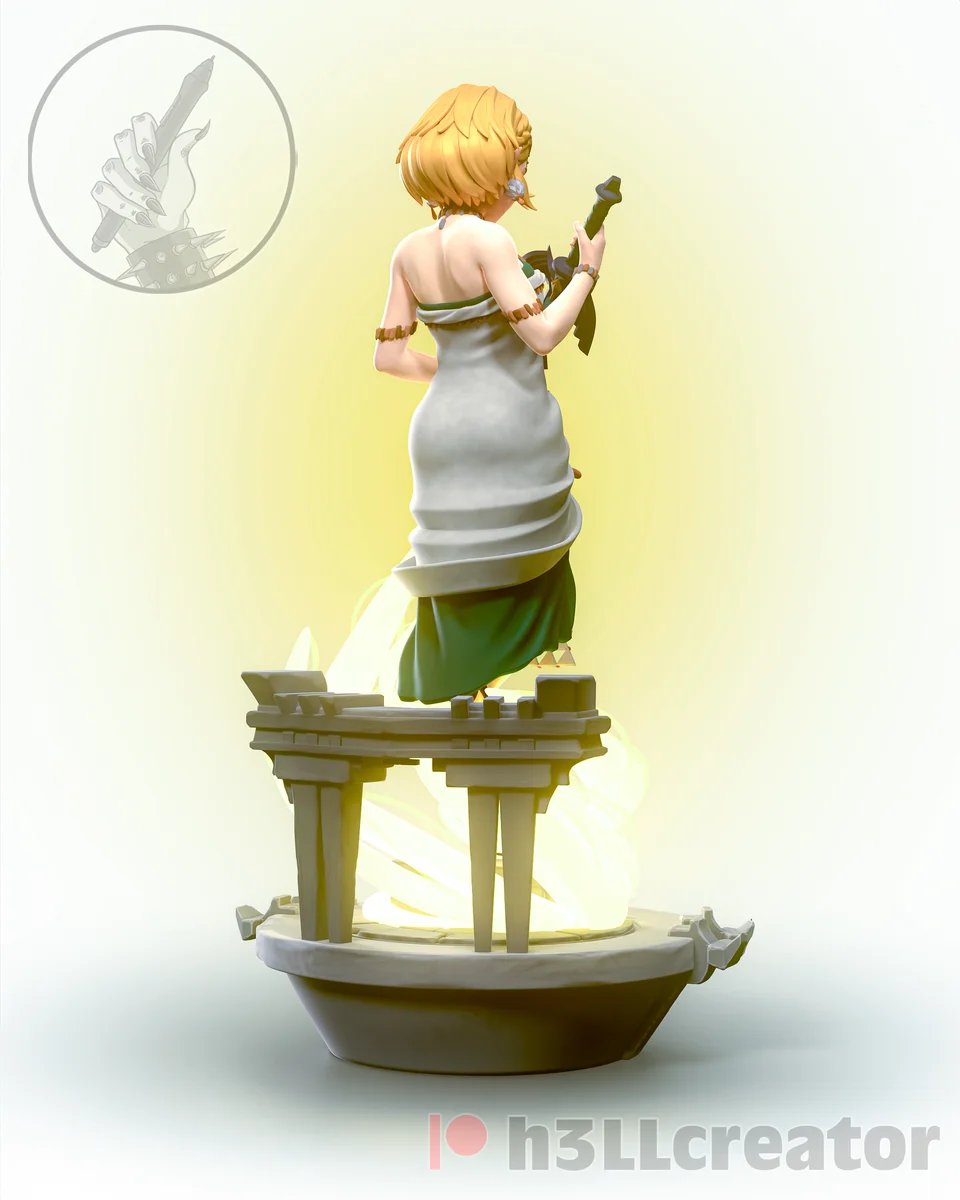 Zelda | Fan Art | 3D Printed Resin Model Garage Kit | *Un-Painted* | H3LL Creator 8