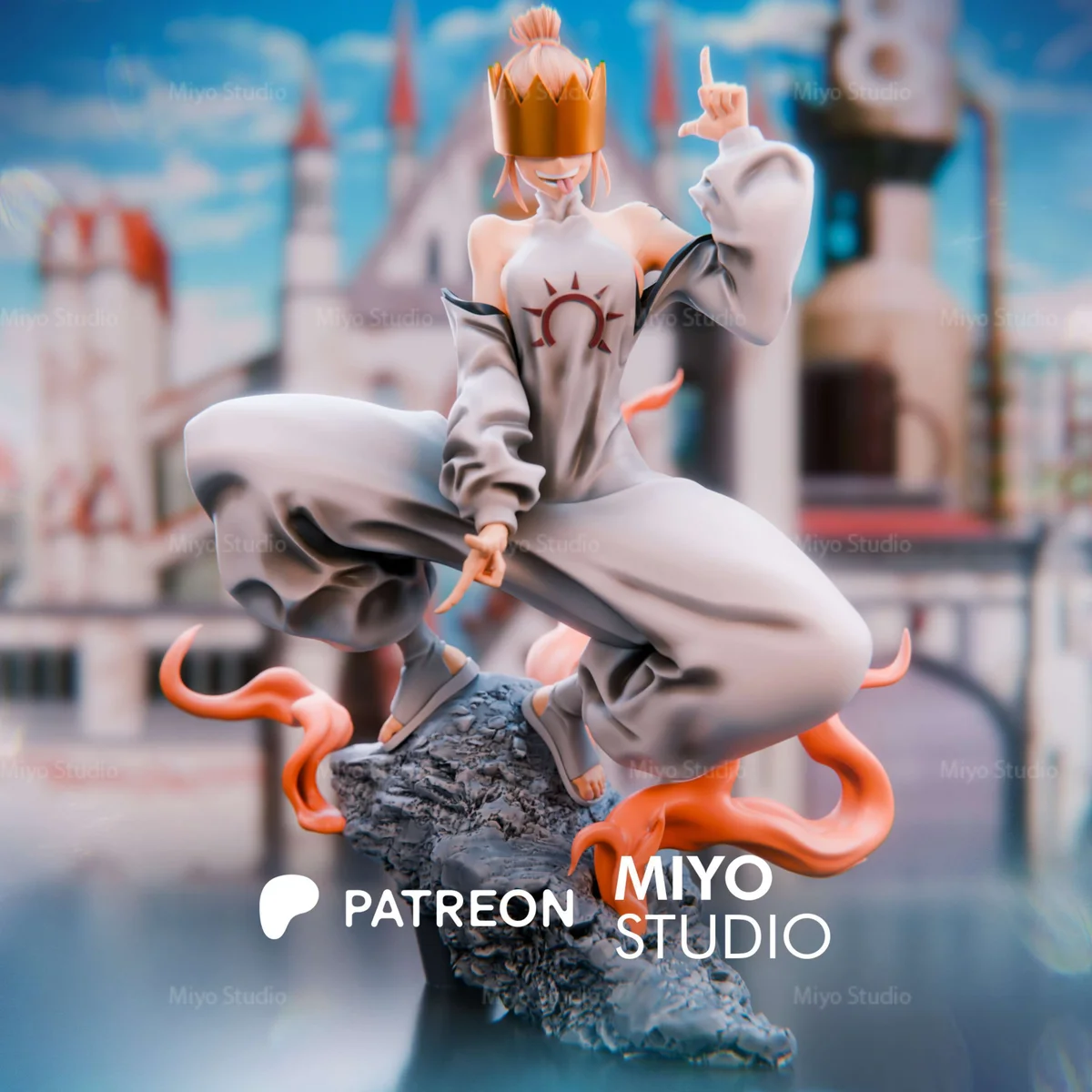 Haumea | Fan Art | 3D Printed Resin Model Garage Kit | *Un-Painted* | MiyoStudio