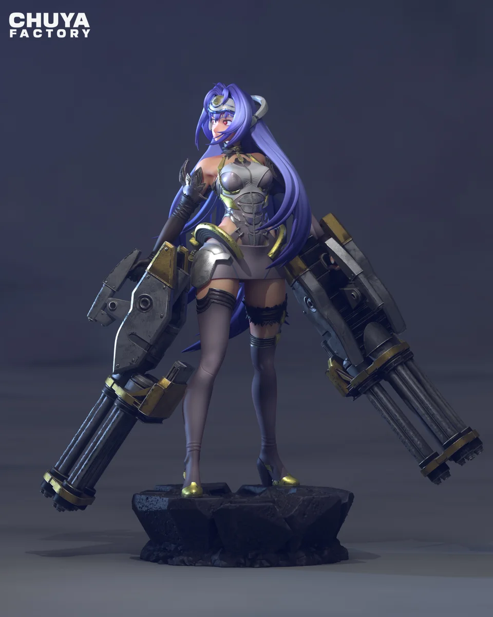 KOS-MOS | Fan Art | 3D Printed Resin Model Garage Kit | *Un-Painted* | Chuya Factory 3