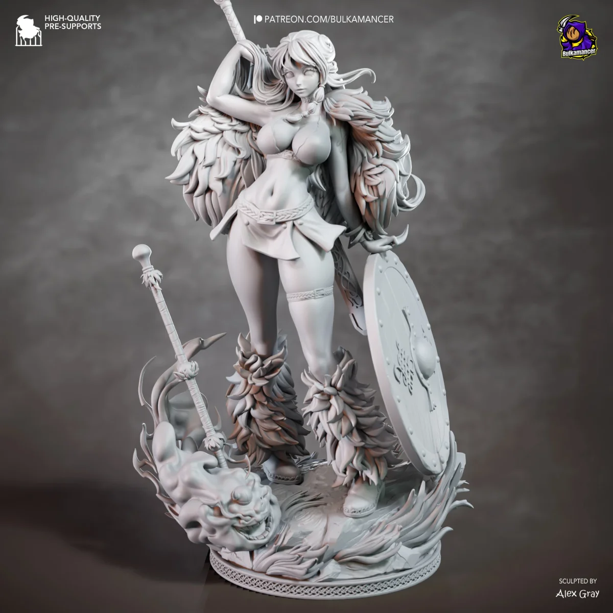 Elbaph Nami | Fan Art | 3D Printed Resin Model Garage Kit | *Un-Painted* | Bulkamancer 6