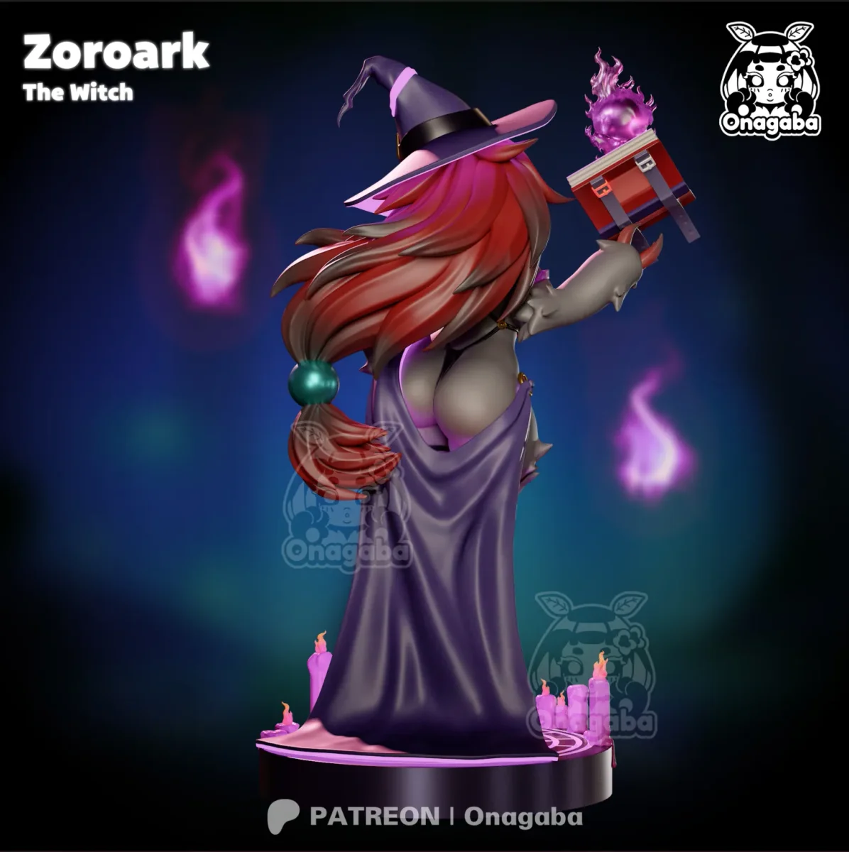 Zoroark | Fan Art | 3D Printed Resin Model Garage Kit | *Un-Painted* | ONAGABA 13