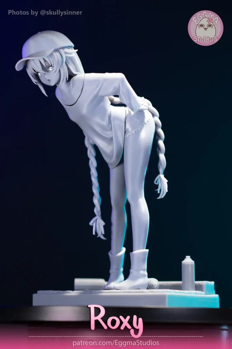 Roxy | Fan Art | 3D Printed Resin Model Garage Kit | *Un-Painted* | EggmaStudios 8