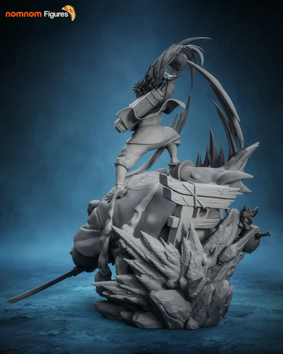 Jiraiya | Fan Art | 3D Printed Resin Model Garage Kit | *Un-Painted* | Nomnom 13
