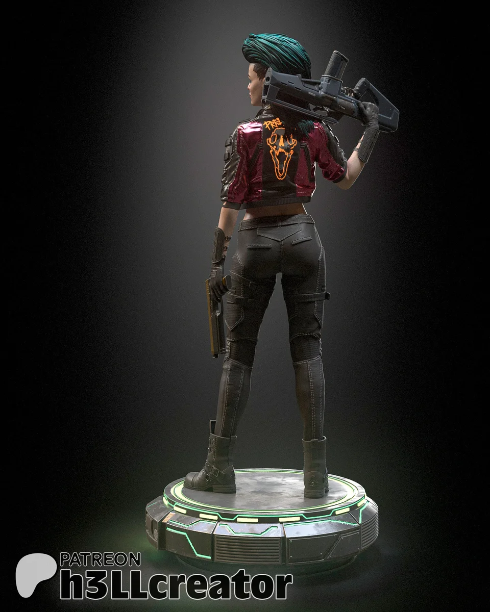 Rogue Amendiares | Fan Art | 3D Printed Resin Model Garage Kit | *Un-Painted* | H3LL Creator 4