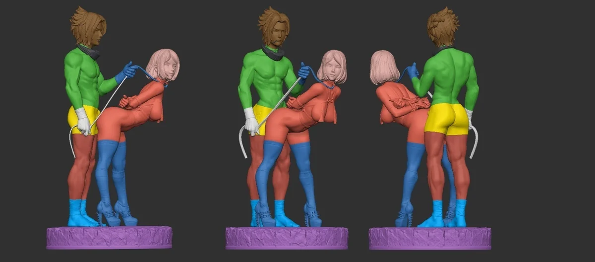 Sakura & Sasuke | Fan Art | 3D Printed Resin Model Garage Kit | *Un-Painted* | Momoji 7
