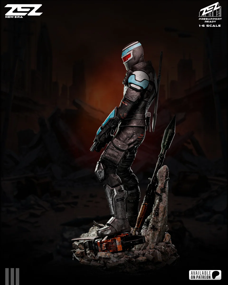 Vigilante | Fan Art | 3D Printed Resin Model Garage Kit | *Un-Painted* | ZEZ Studio 5